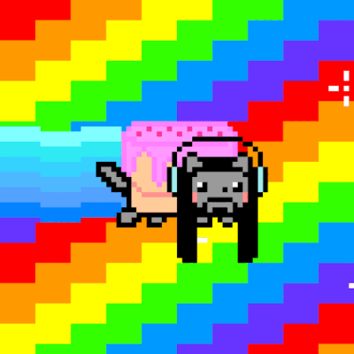 Vaporwave Nyan Cat